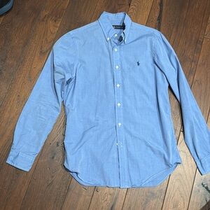 Ralph Lauren Blue Casual Button Down Shirt